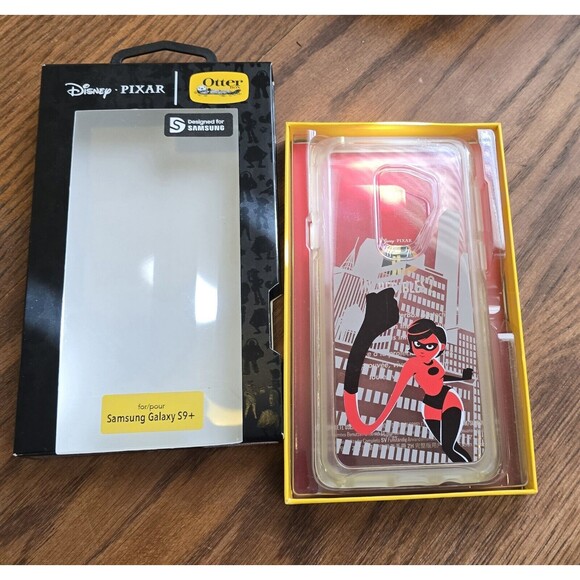 Galaxy S9+ OtterBox Clear Series Pixar Disney Incredibles 2 Case Elastigirl, NEW - Picture 1 of 6